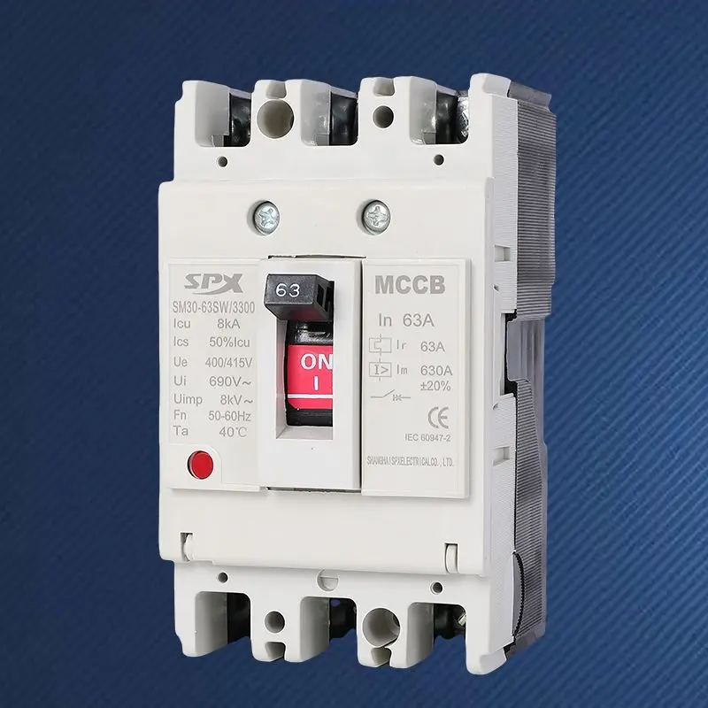 MCCB 3P 40A 50A قاطع دائرة مقولب